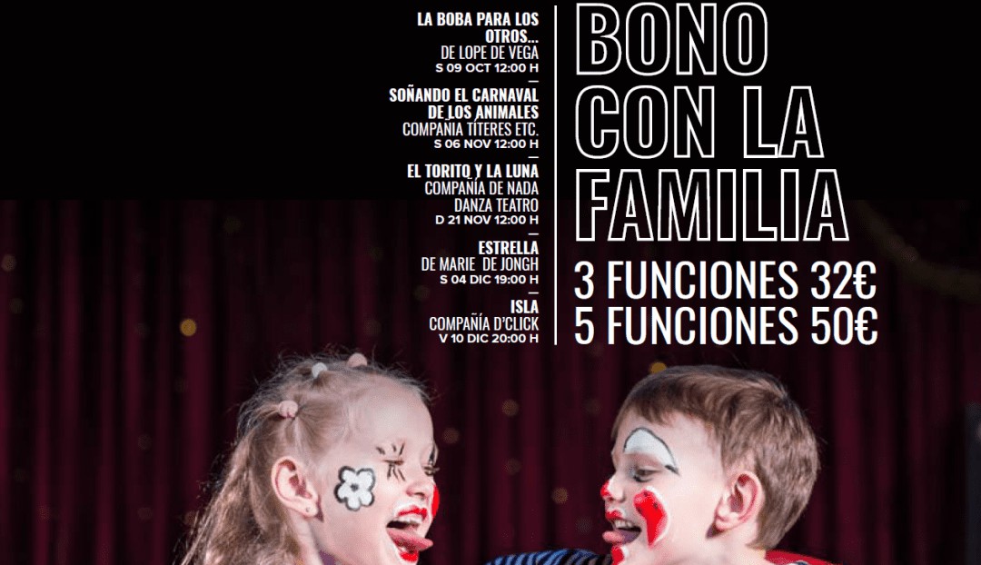 Imagen noticia - Espectáculos para el público familiar: disfruta de descuentos en familia