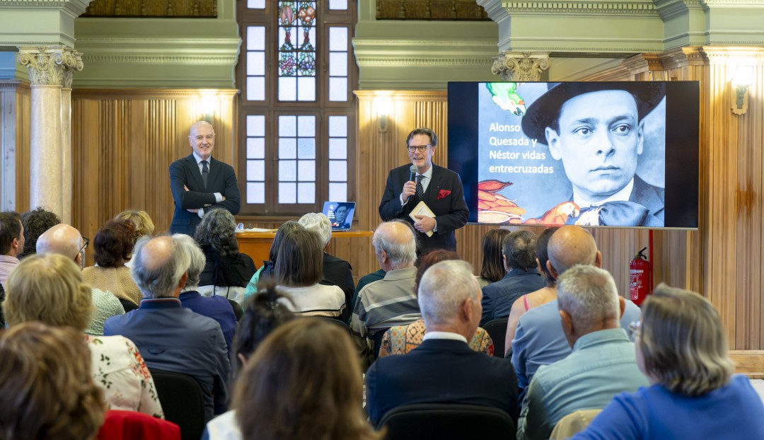 Imagen noticia - El Teatro Pérez Galdós celebra en "1ª Fila" la ponencia ‘Alonso Quesada y Néstor vidas entrecruzadas’, impartida por Daniel Montesdeoca